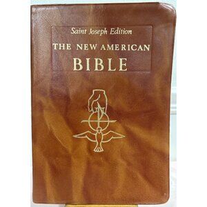 Saint Joseph Edition New American Bible Large Type Illustrated Catholic Book 197